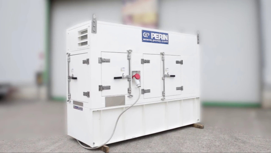 We never stop: shipping of power generators